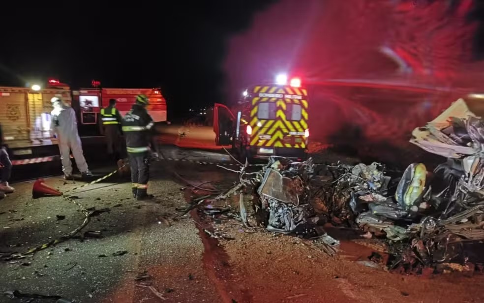 Vereador, mulher e filho morrem em acidente na GO-206, em Goiás