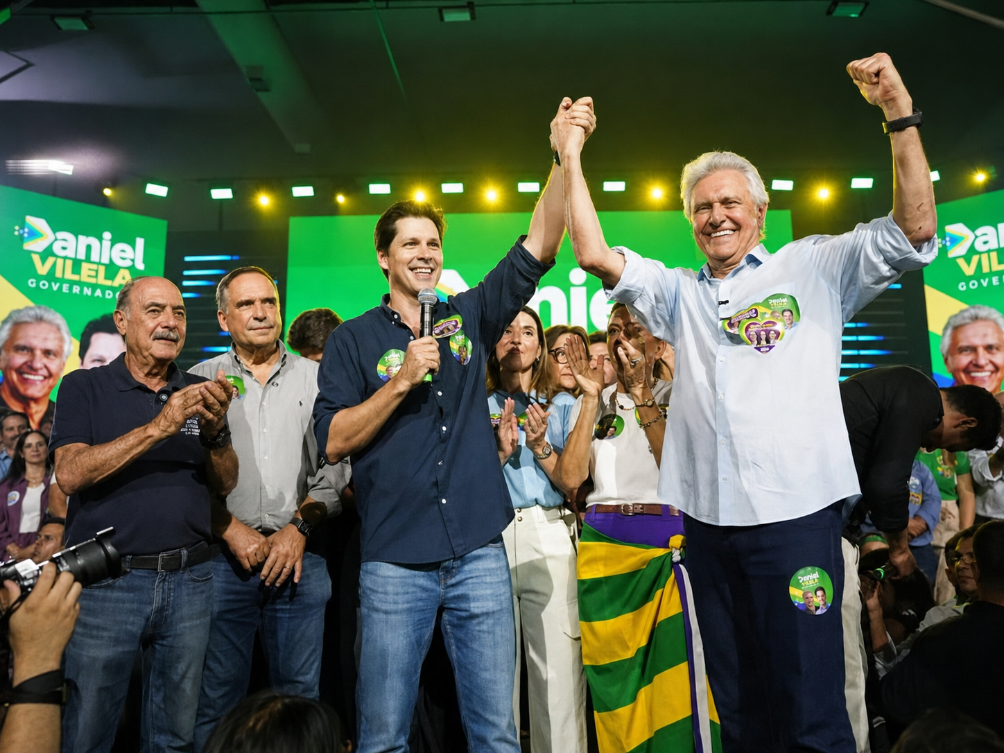 Convenção da base aliada oficializa Daniel Vilela à reeleição e Luiz do Carmo como vice
