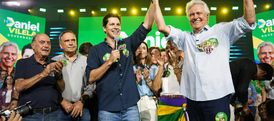 Convenção da base aliada oficializa Daniel Vilela à reeleição e Luiz do Carmo como vice