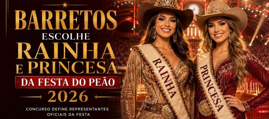 Barretos escolhe Rainha e Princesa da Festa do Peão 2026
