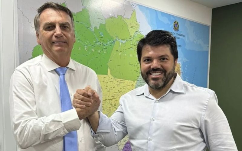 Márcio Corrêa, prefeito eleito de Anápolis se reúne com Bolsonaro