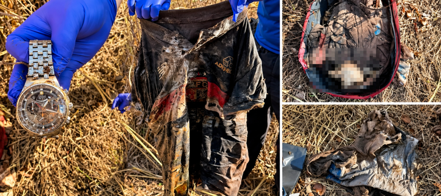 Mala encontrada em Goiás continha ossada humana, relógio de luxo e camisa do São Paulo