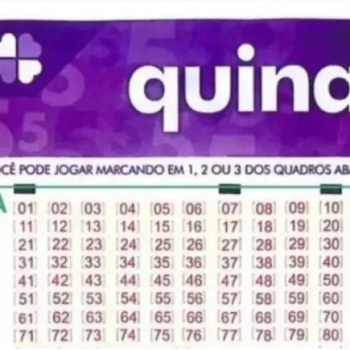 Quina 7082: aposta de Goiânia ganha R$ 12.675,20