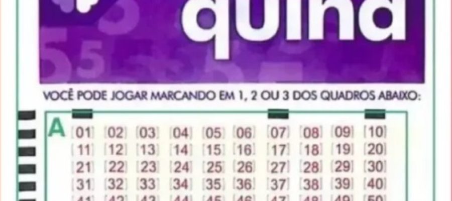 Quina 7082: aposta de Goiânia ganha R$ 12.675,20