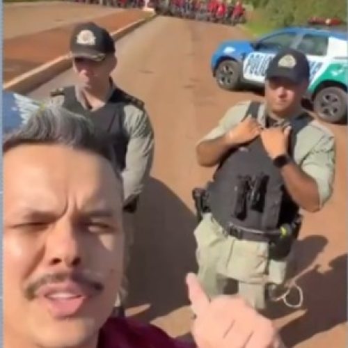 Vereador do PT preso em ato do MST acusa PMGO de agressão física