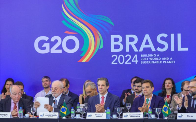 13.12.2023 - Presidente da República, Luiz Inácio Lula da Silva, durante a abertura da Sessão Conjunta das Trilhas de Sherpas e de Finanças do G20, no Palácio do Itamaraty. Brasília - DF.  Foto: Ricardo Stuckert / PR